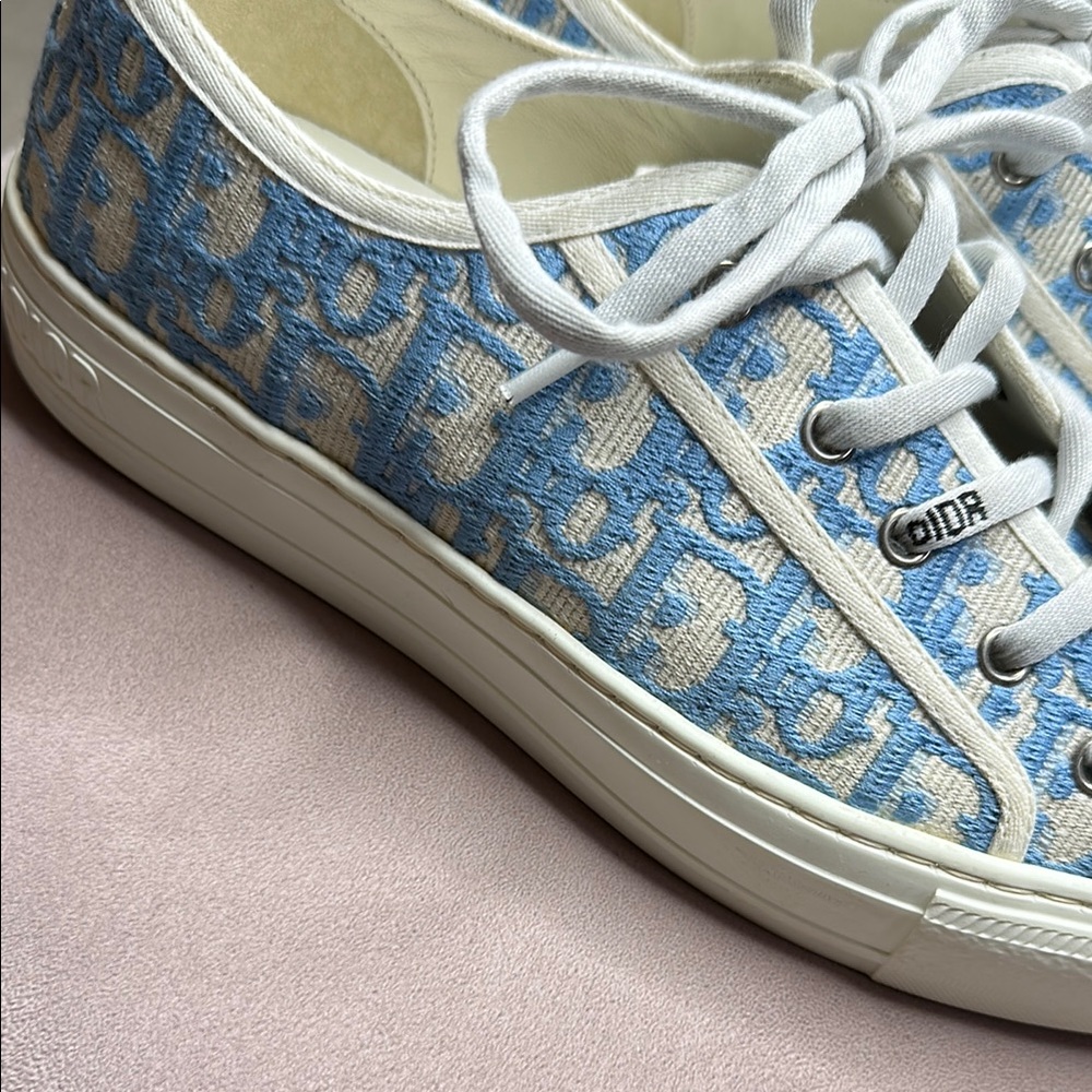 Dior Blue and White Women's Sneakers